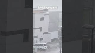 Wolkenbruch Aachen Hagel Regen City Deutschland 02.05.2026