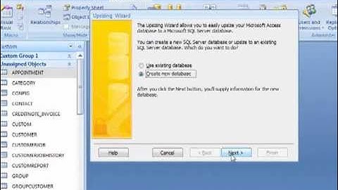 Upgrade Microsoft Access Database to SQL Server Database