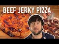 Beef jerky pizza 