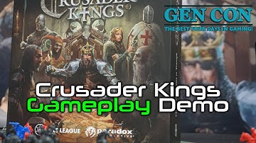 Crusader Kings Board Game Gameplay | Gen Con 2019