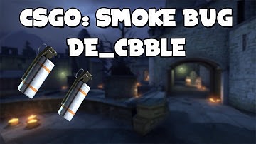 CSGO: Smoke Bug! New Halloween update on de_cbble.