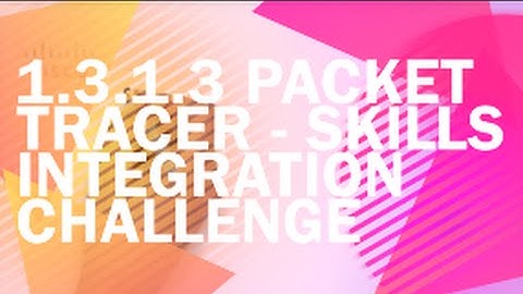 1.3.1.3 Packet Tracer - Skills Integration Challenge (Cisco 2)