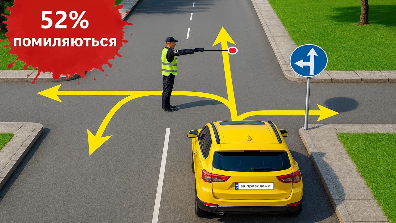 В якому напрямку ви можете проїхати? Завдання з ПДР для досвідчених водіїв