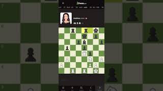 Chess game vs Andrea Botez Bot in Chess.com
