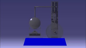 Animation of a Steam Engine (Catia V5,DMU Kinematics)