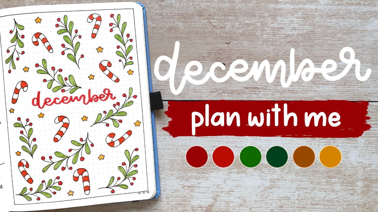 December 2020 Bullet Journal Setup | Plan With Me | BUJOANDCOOKIES