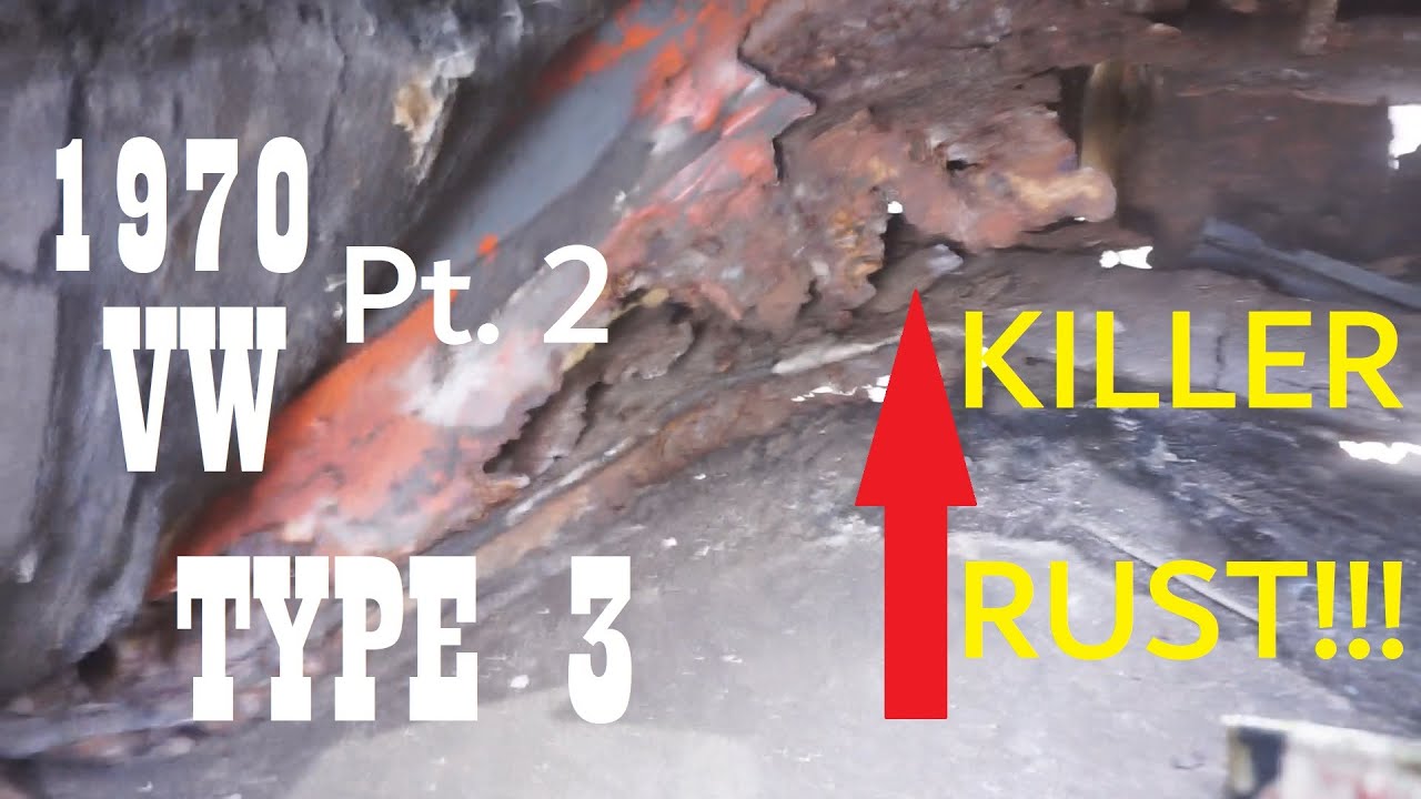1970 Volkswagen Type 3 Squareback (with RUST) -- Part 2 - YouTube