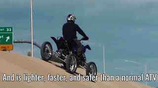 Cool Gadgets - Wesll Quad:  The ATV with Leaning Suspension by Ludicrous Gadgets