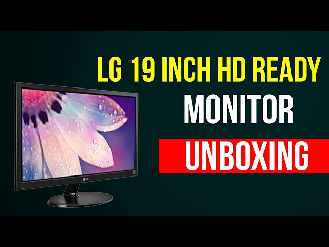 Monitor LG de 19 Pulgadas LCD TFT con HDMI 19M38H-B - Negra — Cover company