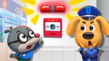 Fire Alarm Safety | Useful Story | Safety Rules for Kids | Sheriff Labrador