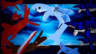 malibu shark attack vs deep blue sea vs blue  Demon