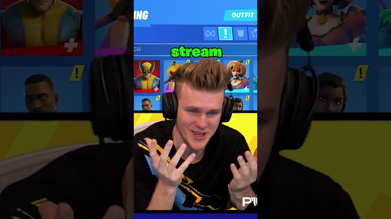 2 years ago I revealed my skin in Fortnite 🥺