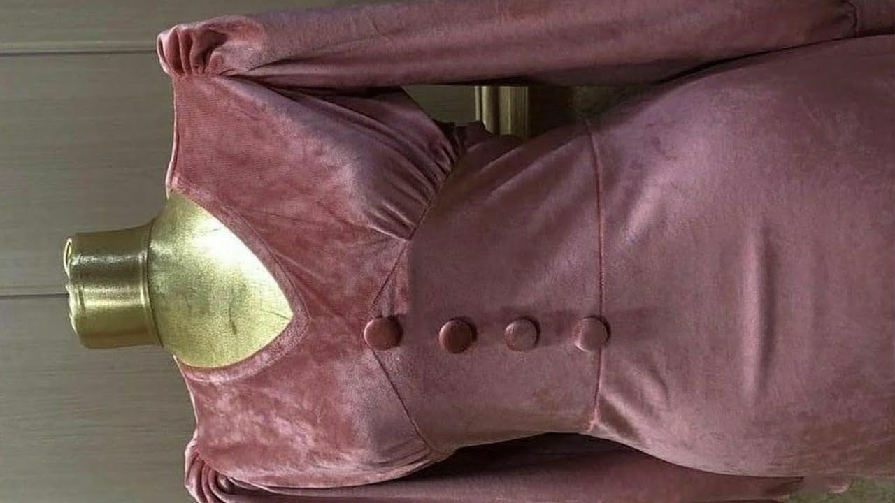 بترون قندورة قطيفة هايلة مع البترونست أم عمار 👗بترون بالتفصيل مع نصائح للمبتدئات في الخياطة