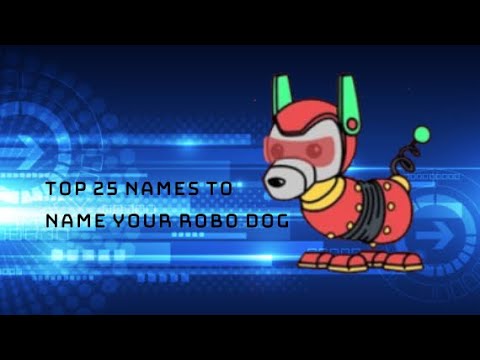 25 Names To Name Your Robo Dog In Adopt Me Youtube - good roblox animal names