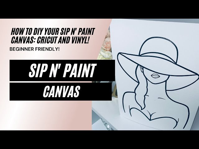 Pre-drawn Canvas/paint Kit wine Glasses -   Canvas painting designs,  Simple canvas paintings, Canvas painting diy