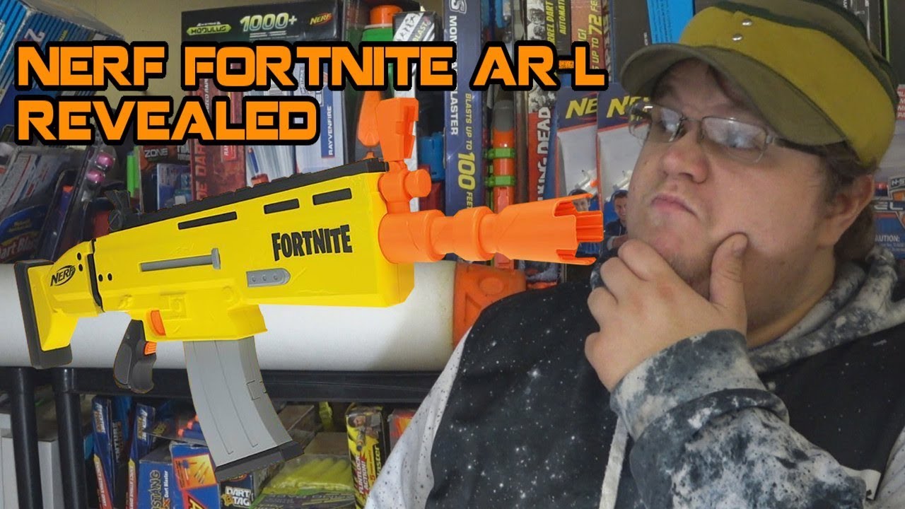 NERF FORTNITE AR-L (SCAR) BLASTER REVEALED! | Walcom S7 ...