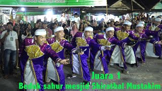 Kopassus drumming champion 1st place in the sahur drum competition Shirathal Mustakim Samarinda S...