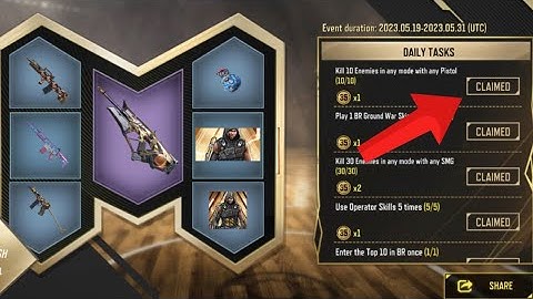 Reaper Rumble Event Daily Tasks - Kill 10 Enemies in any mode with any Pistol