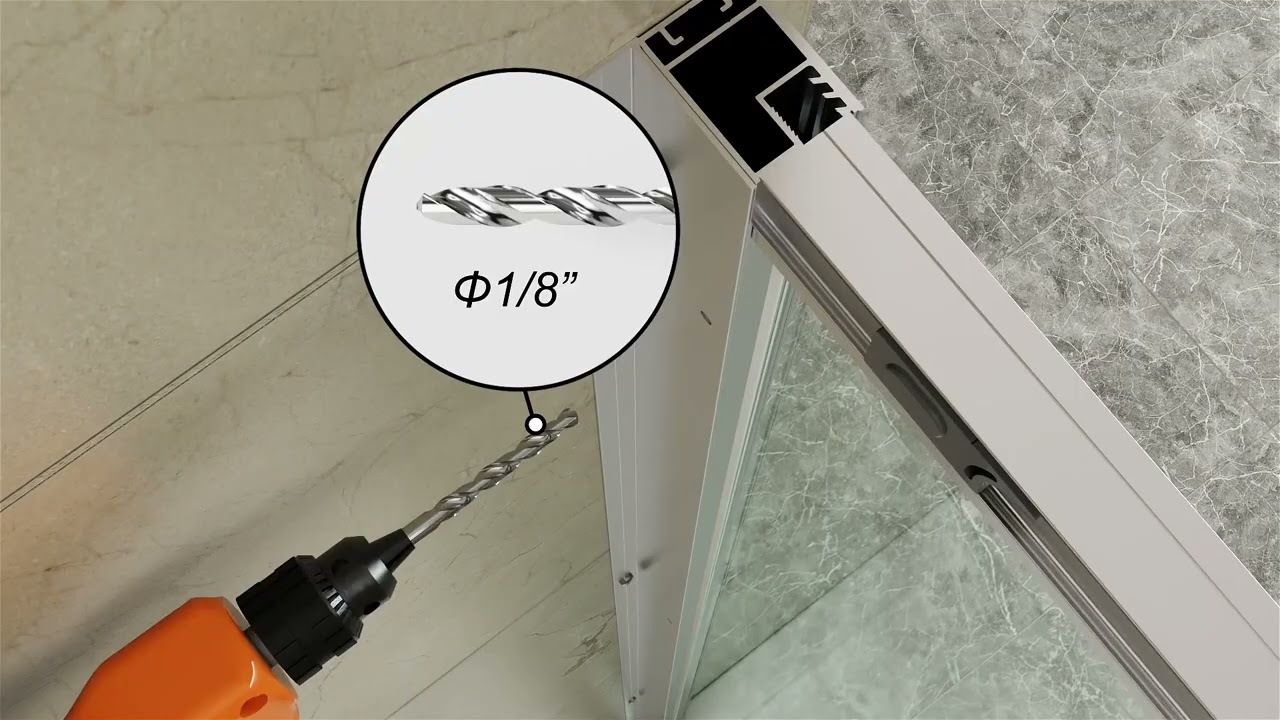 ANZZI - Shower Door Install Guide - SD AZ052 01&02 Models