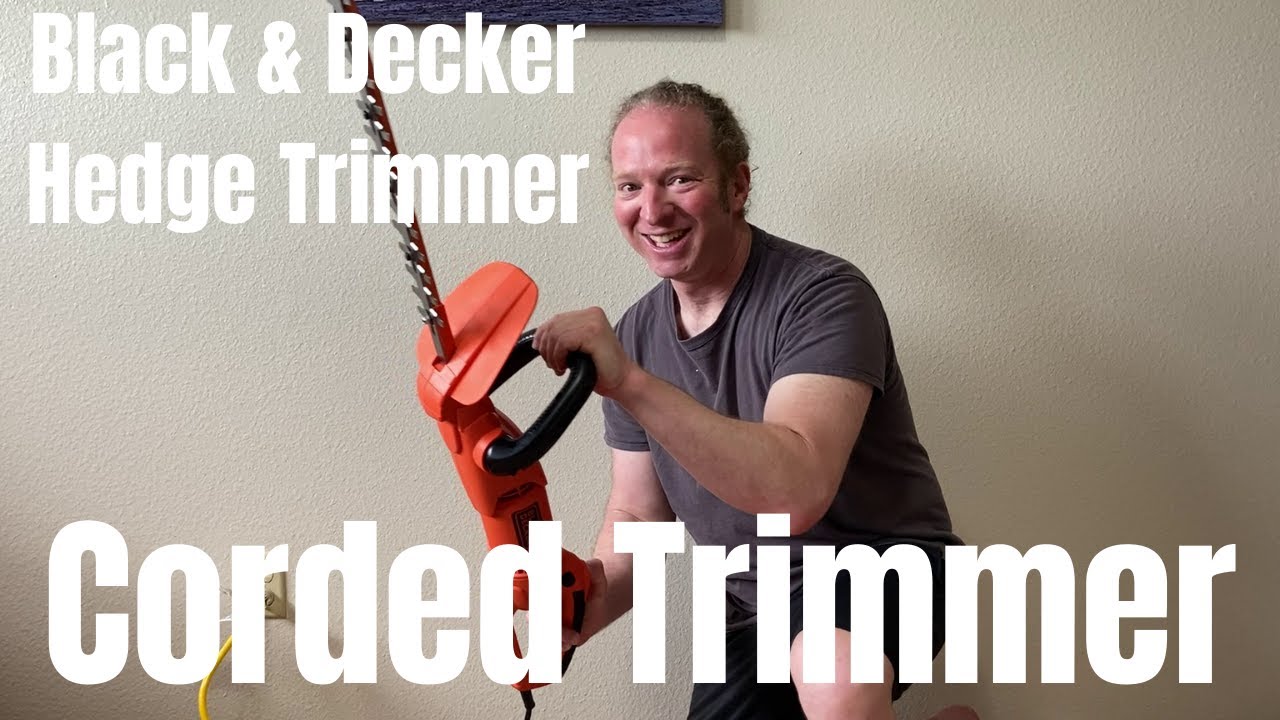 Black & Decker Corded Hedge Trimmer 