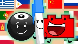 BFDIA in different languages meme | Part 02