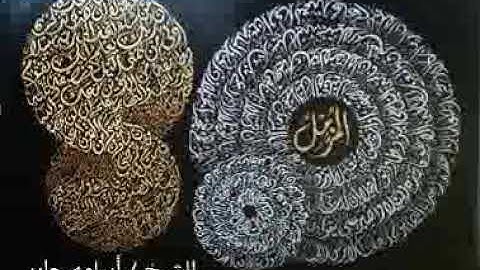 أواخر سورة المزمل بصوت القارئ الشيخ/أسامه جابر بدمرو
