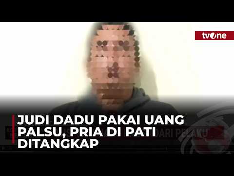 Pria di Pati Ditangkap usai Ketahuan Judi Menggunakan Uang Palsu
