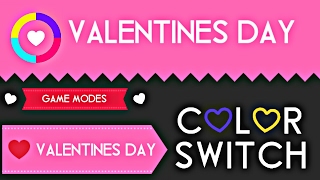 Color Switch Valentine's day update 2017 screenshot 5