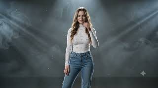 Asia Casual Jeans Outfit Fashion Girl Ultra Realistic 4K Rigged Character Modern Casual Female