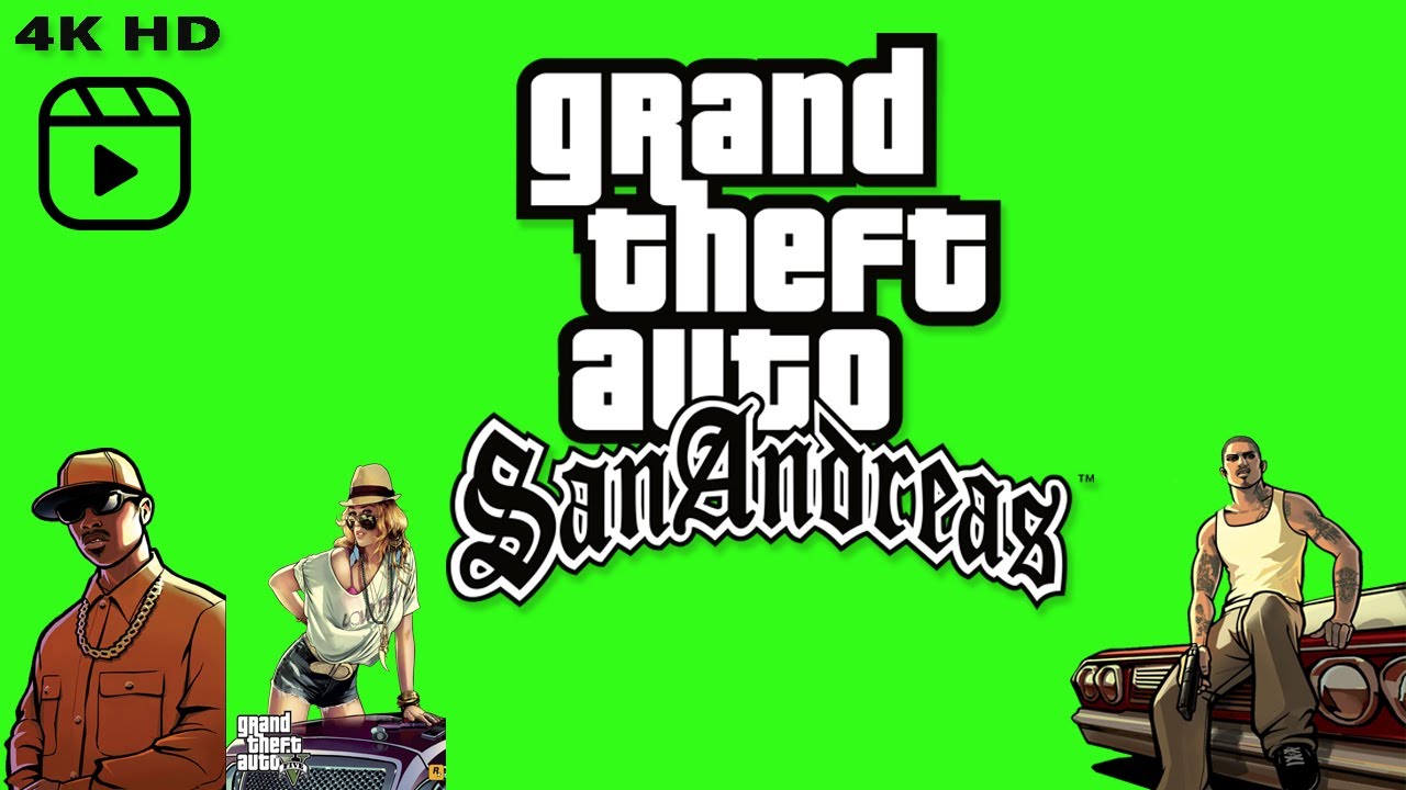 GTA San Andreas Green Screen Effects HD Video | Trending Reels Effects | GTA effects video Instagram
