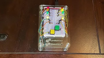 ProtoStax Traffic Light Redux Project - Pedestrian Walk Request Button Testing
