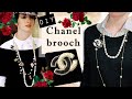 Chanel brooch making 2 diy  the devil wears prada inspired  cc pearl beaded brooch tutorial