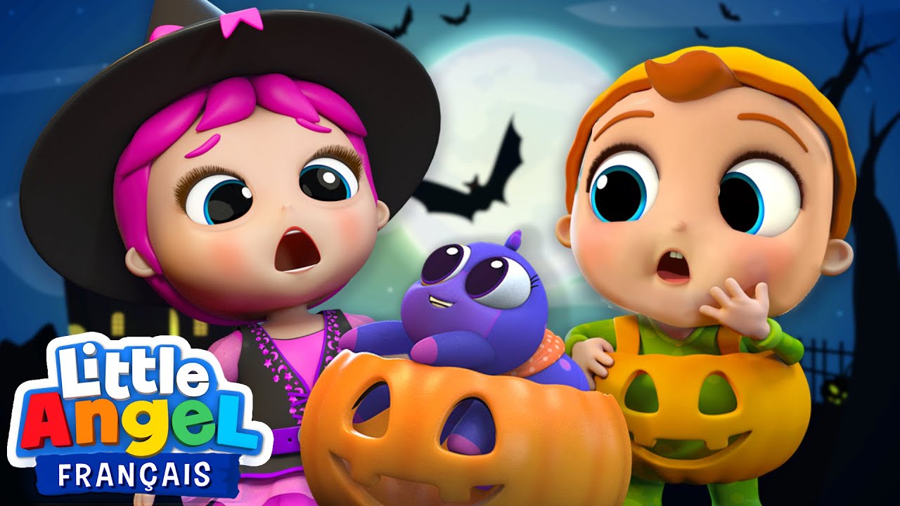 La Nuit D Halloween Comptines Pour Bebe Little Angel Francais Youtube