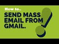 How to send mass email from gmail unlimited