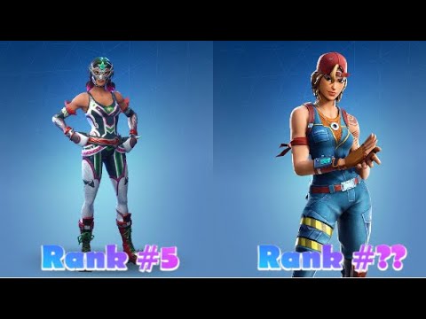 Top 5 Sweaty Fortnite Skins Youtube