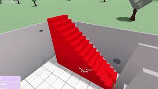 Making a police station in bloxburg! Part 1! Speed build (no audio)