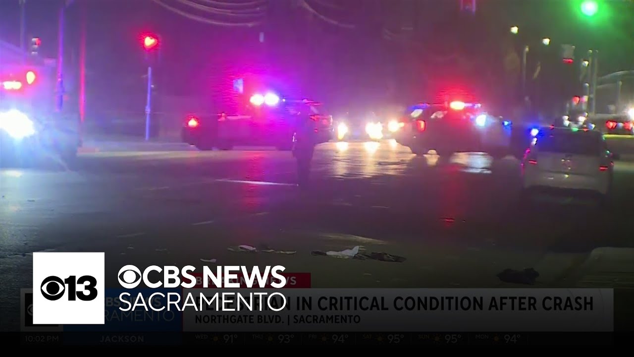 Pedestrian in critical condition after crash on Northgate Boulevard in ...