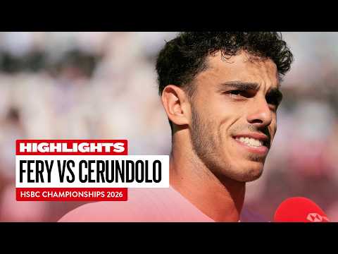 CERUNDOLO INTO THE SEMI'S 💥 | Arthur Fery vs Francisco Cerundolo Highlights | HSBC Championships
