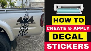 How to Make Decal Stickers | Using Oracal 651 vinyl