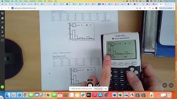 Stats: Tracing along your histogram / boxplot (TI-84)