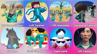 Rat Dance, 456 Survival Challenge, Craft Survival Challenge, Squid Game 3D, Red Light, Green Light screenshot 1