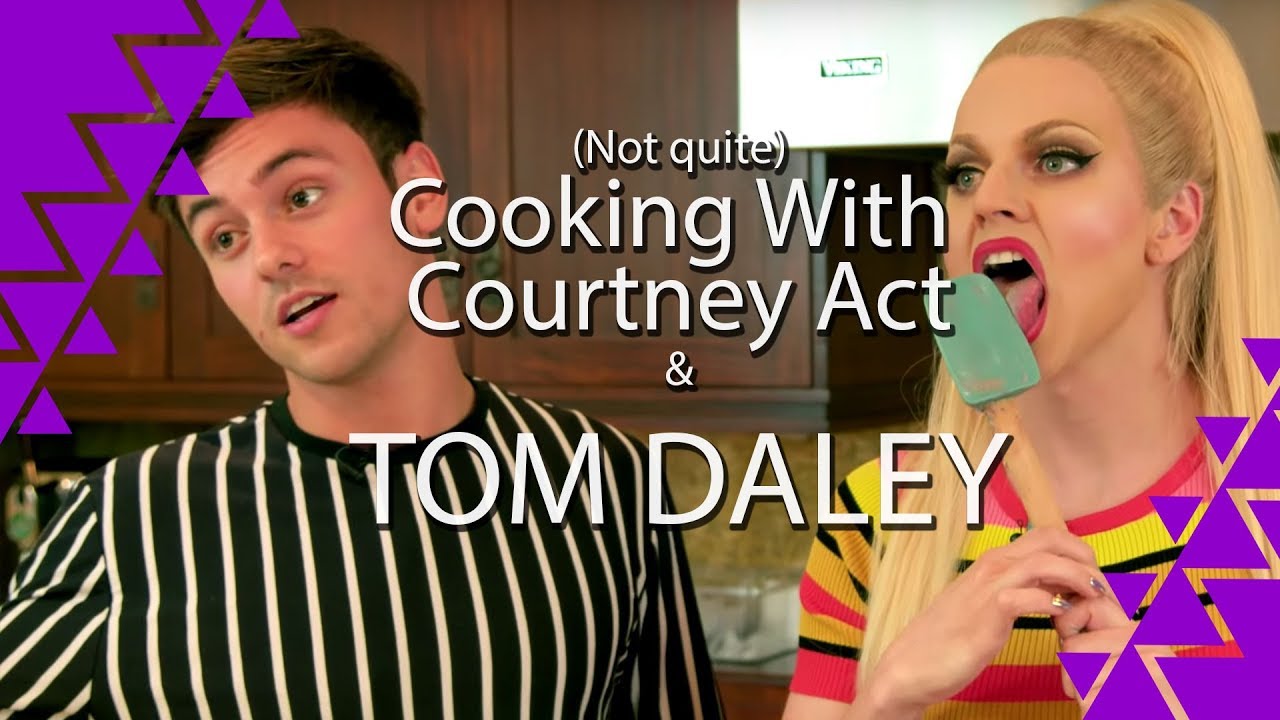 (Not quite) Cooking with Courtney Act and Tom Daley