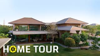 A Modern House in Raipur with Traditional Sloping Roof (Home Tour)