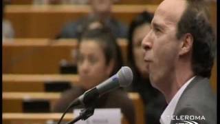 Roberto Benigni al Parlamento Europeo