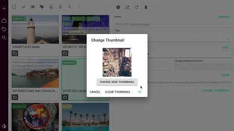 TagSpaces - Assigning Thumbnail to a Folder