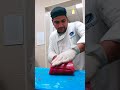 Cutting and packing Yellowfin Tuna,,