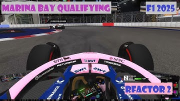 rFactor 2 / The Best Hardcore Sim For Modern F1 / The F1 2025 Singapore Qualifying Session