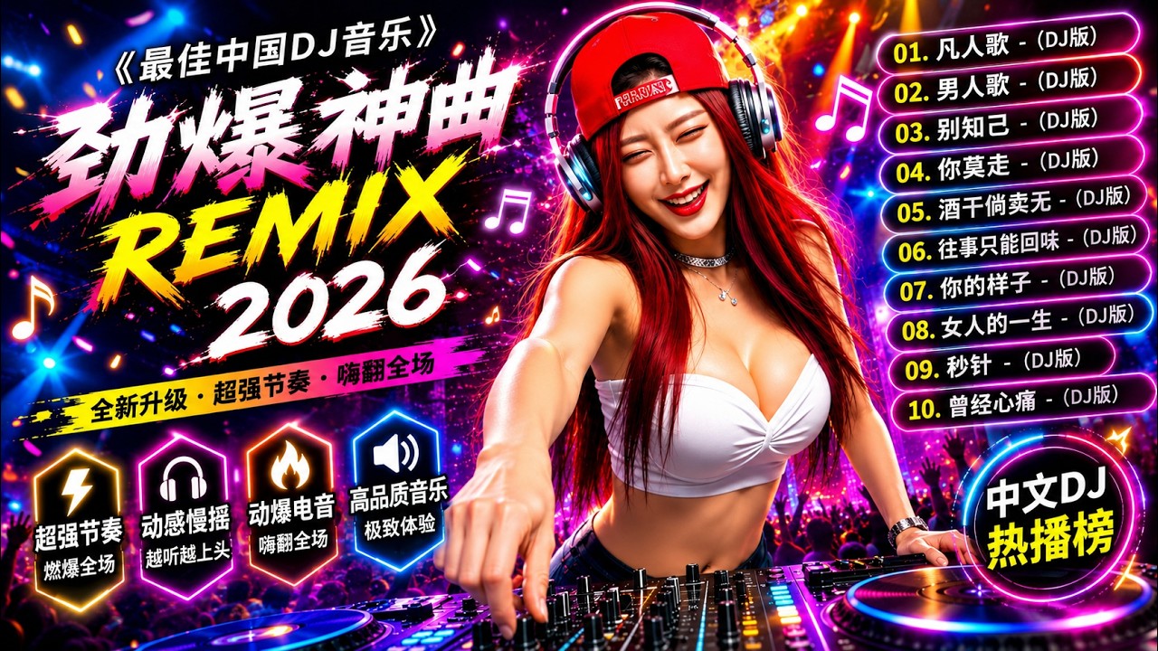 最新最火DJ抖音版2026 👍 20 首中国DJ Remix 歌曲将让你动起来💥【拥抱