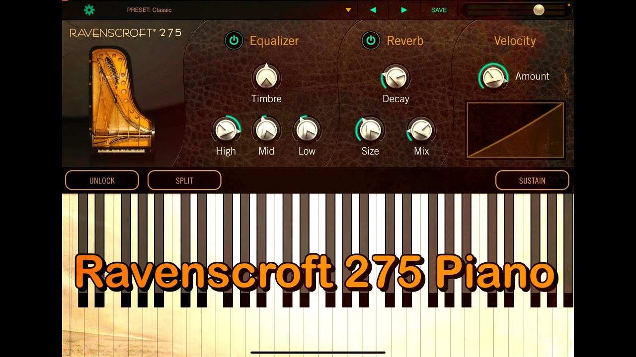 ravenscroft 275 ipad app split