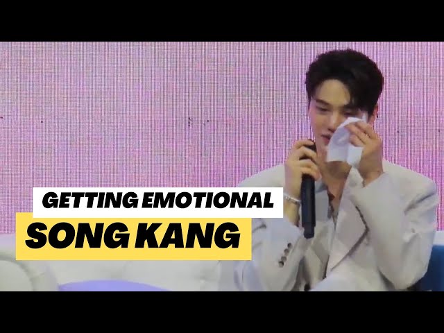 Song Kang Cries After Watching Messages From Fans | #SongKangInManila class=